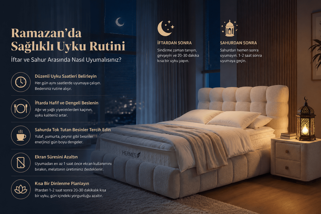 Ramazan’da Sağlıklı Uyku Rutini: İftar ve Sahur Arasında Nasıl Uyumalısınız?